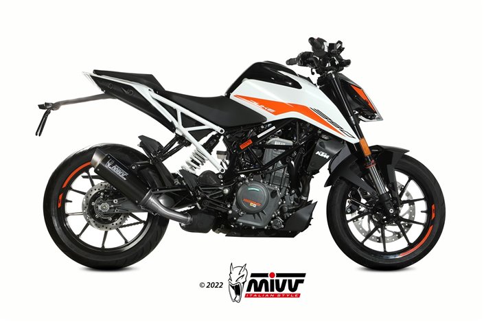 Sistema di Scarico Terminale KT.025.L2P Mivv Gp Pro Carbonio Ktm 390 Duke 2021 - 2023