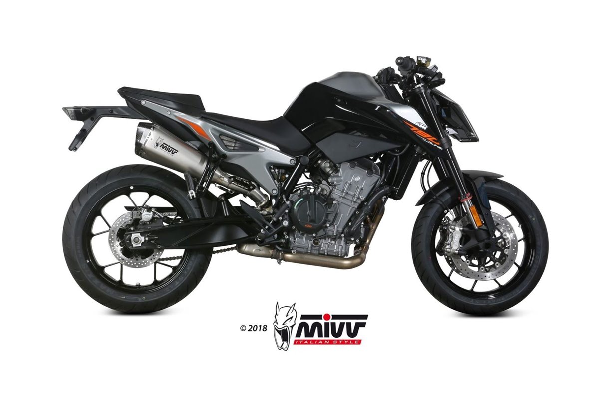 Silencieux Echappement Mivv Delta Race Inox Ktm 890 Duke 2020 - 2022