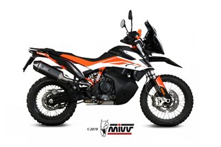 Schalldämpfer Escape Mivv Speed Edge Schwarz Schwarz Edelstahl Ktm 790 Adventure R 2019 - 2020