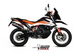 Silencer Exhaust Mivv Oval Carbon With Carbon Cup Ktm 890 Adventure R 2020 - 2022