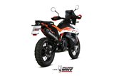 Schalldämpfer Escape Mivv Oval Carbon mit Carbon Cup Ktm 790 Adventure R 2019 - 2020