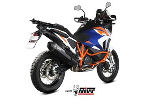 Schalldämpfer Escape Mivv Speed Edge Schwarz Schwarz Edelstahl Ktm 1290 Super Adventure RST 2021 - 2022