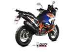 Schalldämpfer Escape Mivv Speed Edge Schwarz Schwarz Edelstahl Ktm 1290 Super Adventure RST 2021 - 2022