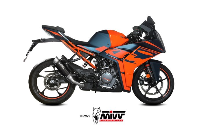 Sistema di Scarico Terminale KT.030.L2P Mivv GP PRO CARBONIO KTM RC 390 2021-2024