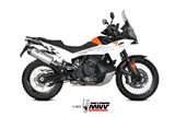 Sistema di Scarico Terminale KT.021.LNC Mivv OVAL TITANIO CON COPPA CARBONIO Ktm 790 Adventure/R 2021-2024