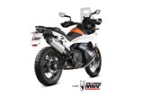 Sistema di Scarico Terminale KT.021.LNC Mivv OVAL TITANIO CON COPPA CARBONIO Ktm 790 Adventure/R 2021-2024