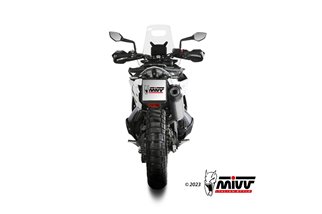 Sistema di Scarico Terminale KT.021.LNC Mivv OVAL TITANIO CON COPPA CARBONIO Ktm 790 Adventure/R 2021-2024