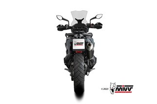 Sistema di Scarico Terminale KT.021.LEKB Mivv DAKAR INOX NERO KTM 890 Adventure/R 2020-2024