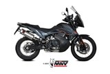 Sistema di scarico terminale KT.021.LEKX Mivv DAKAR INOX KTM 890 Adventure/R 2020-2024