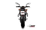 Sistema di Scarico Terminale KT.020.LC5B Mivv X-M5 INOX NERO KTM 790 Duke 2023-2024