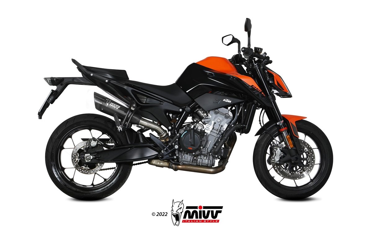 Sistema di Scarico Terminale KT.020.LC5B Mivv X-M5 INOX NERO KTM 890 Duke 2020-2024