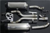 Set échappement, race system double silencieux inox calotte ovalcarbon Tyga KTM RC 390