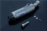 Silenziatore tondo inox, impianto (race) Tyga KTM RC 390