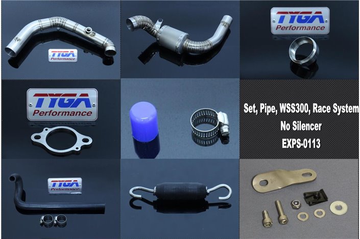 Set Pipe Full Race System (kein Schalldämpfer) Tyga KTM Duke 390 2017 -