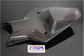 Seat cowling, top, street, (carbon), cup style Tyga KTM RC 125/200