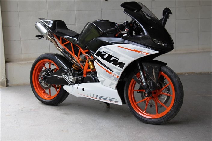 Carbon-Kit Obere Verkleidung Carbon Street Tyga KTM RC 125/200