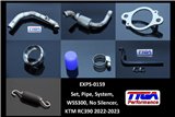 Set Pipe Full Race System (kein Schalldämpfer) Tyga KTM RC390 2022-