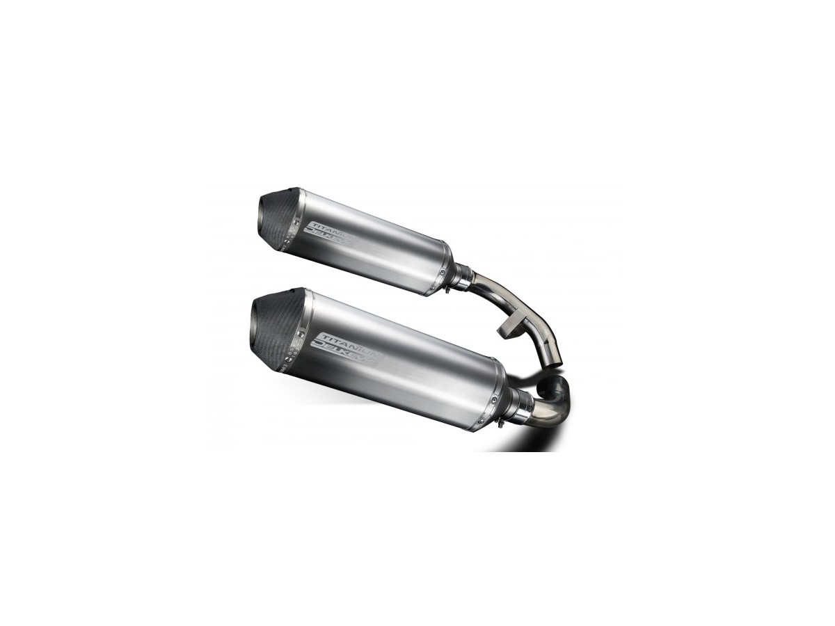 Kit scarico terminale per Honda St1100 Pan European 1989-2003 343mm X-Ovale Titanium Exhaust