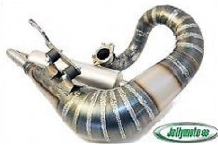 Exhaust Expansion Chamber Pipe Lambretta 225 Jollymoto With Carbon Silencer