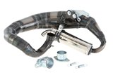 Schalldämpfer Auspuff Jl Exhausts Krp3-Ricci Original Transparent Lambretta