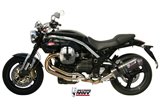 Silencieux Echappement Mivv Oval Carbon Avec Coupe Carbone Moto Guzzi Griso 850 2006 - 2011