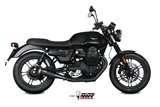 Silencieux Echappement Mivv Ghibli S Noir Noir Inox Moto Guzzi V7 Iii 2017 - 2022