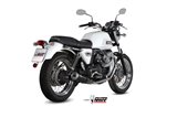 Silencieux Echappement Mivv Ghibli S Noir Noir Inox Moto Guzzi V7 Classic Special 2008 - 2016