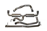 COMPLETE EXHAUST CENTRAL MANIFOLD AND TERMINAL FOR LANCIA DELTA INTEGRALE HF 2.0 STAINLESS STEEL