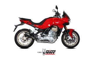 Sistema di Scarico Terminale M.015.L2P Mivv GP PRO CARBONIO Moto Guzzi V100 Mandello 2022-2024