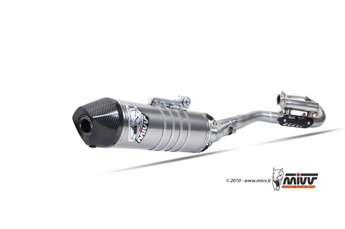 Full System 1 In 1 Exhaust Mivv Impianto Completo Stainless Steel Honda Crf 250 2010 - 2010