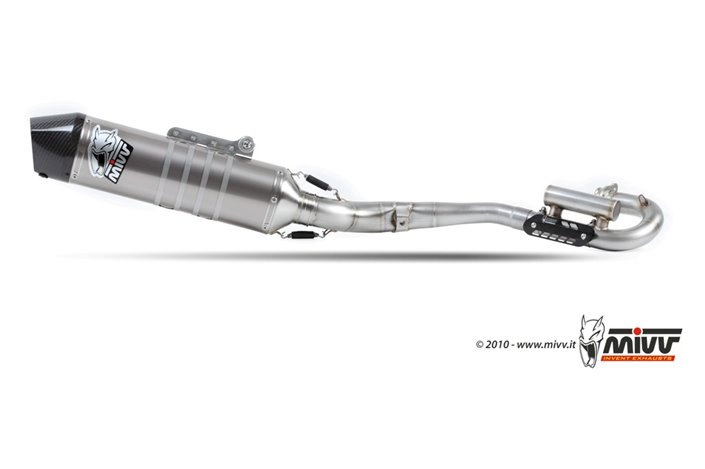 Full System 1 In 1 Exhaust Mivv Impianto Completo Stainless Steel Honda Cre F 250 R 2010 - 2010