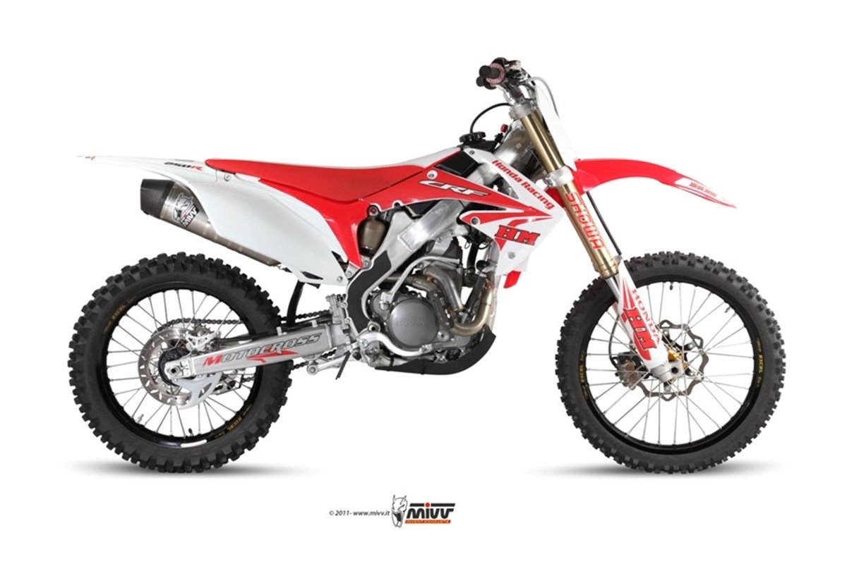 Système Complet 1 En 1 Echappement Mivv Impianto Completo Inox Honda Crf 250 2011 - 2012