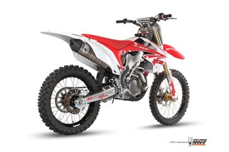 Full System 1 In 1 Exhaust Mivv Impianto Completo Stainless Steel Honda Crf 250 2011 - 2012