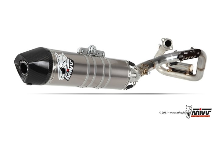 Système Complet 1 En 1 Echappement Mivv Impianto Completo Inox Honda Cre F 450 R 2011 - 2012