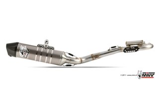 Full System 1 In 1 Exhaust Mivv Impianto Completo Stainless Steel Kawasaki Kx 250 F 2009 - 2010