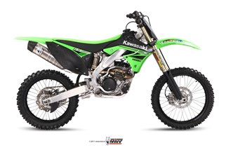 Full System 1 In 1 Exhaust Mivv Impianto Completo Stainless Steel Kawasaki Kx 250 F 2009 - 2010