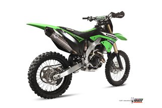 Système Complet 1 En 1 Echappement Mivv Impianto Completo Inox Kawasaki Kx 250 F 2011 - 2011