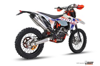 Full System 1 In 1 Exhaust Mivv Impianto Completo Stainless Steel Ktm Exc 250 F 2012 - 2012