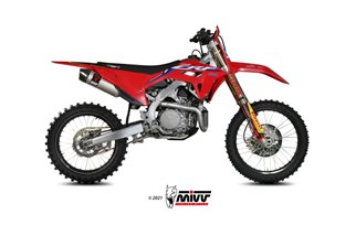 Sistema di Scarico Terminale M.HO.034.S4C Mivv Str-1 Titanio Honda CRF 450 R 2021-2024