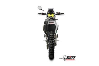 Sistema di Scarico Terminale M.HU.010.LXBC Mivv STR-1 INOX NERO Husqvarna 701/Supermoto 2021-2024