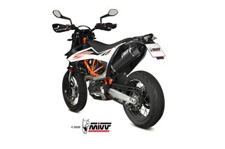 sistema di scarico terminale M.KT.031.LXBC Mivv STR-1 INOX NERO ktm 690 r 2019-2020