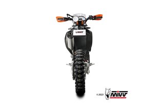 Sistema di scarico terminale M.KT.032.LXC Mivv STR-1 INOX KTM 690 Enduro R 2021-2024