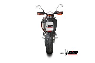 sistema di scarico terminale M.KT.032.LXC Mivv STR-1 INOX KTM 690 SMC R 2021-2024