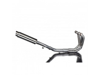 Sistema di scarico completo per Suzuki Gsx650Fa 2007-16 Silenziatore tondo Bsau inox 350 mm