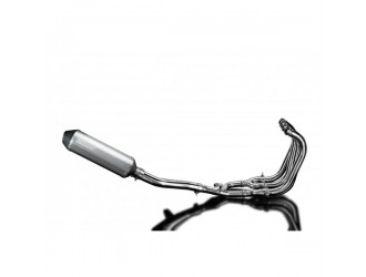 Sistema di scarico completo per Suzuki Gsx1400 2006-2007 4-1 343mm X-Ovale Titanium Silenziatore Can