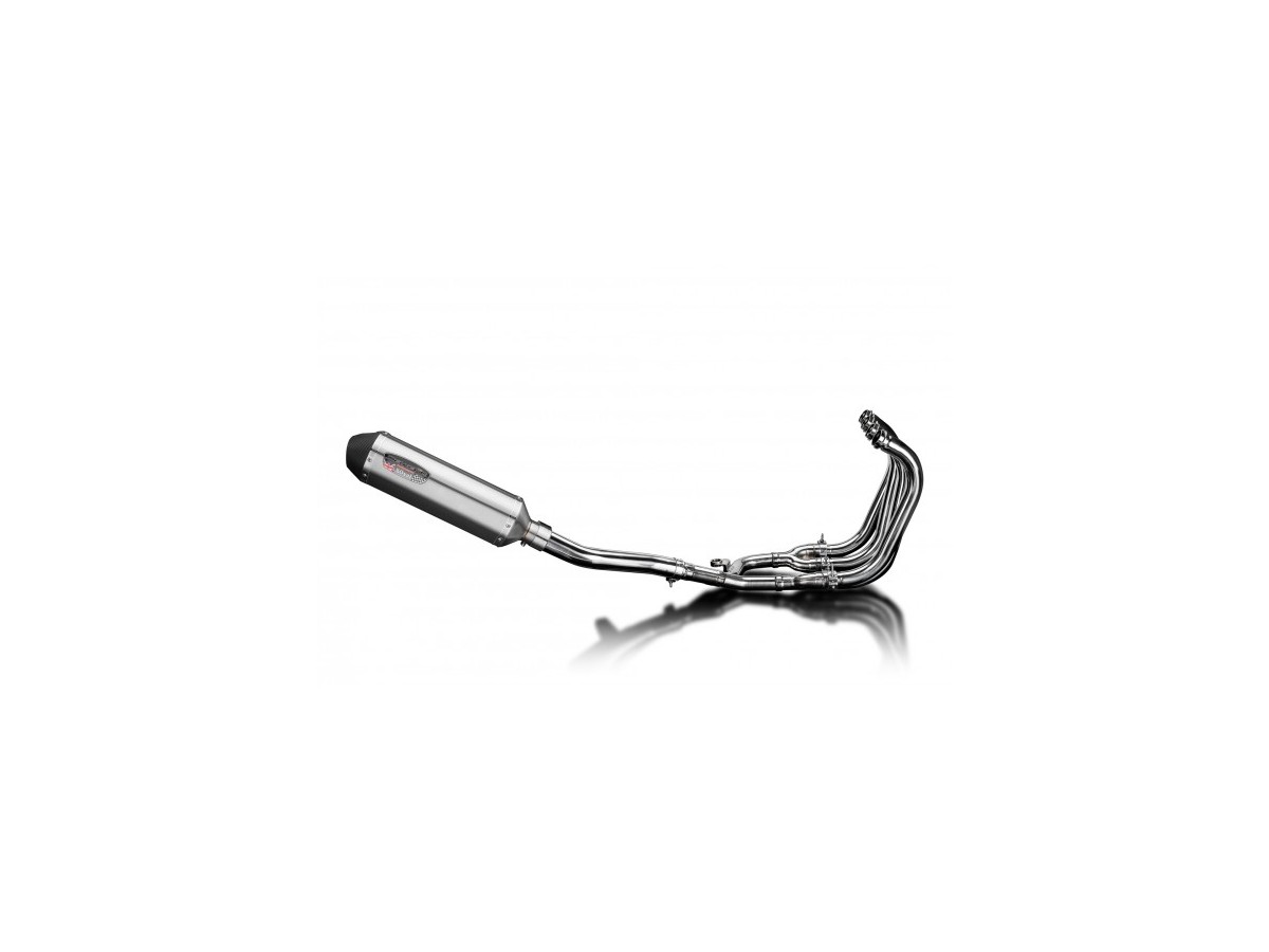 Sistema di scarico completo per Suzuki Gsx1400 2006-2007 4-1 343mm X-Ovale Stainless Silenziatore Can