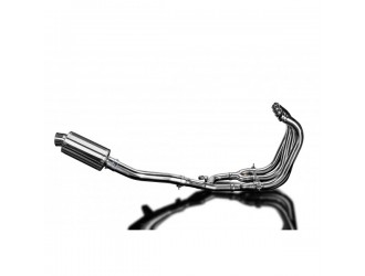 Sistema di scarico completo per Suzuki Gsx1400 2006-2007 4-1 225mm Ovale Stainless Silenziatore Can