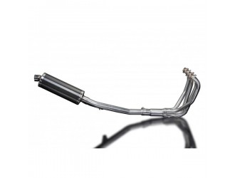 Sistema di scarico completo per Suzuki Gsf1200 Bandit 95-07 350mm Carbon Ovale Bsau Silenziatore