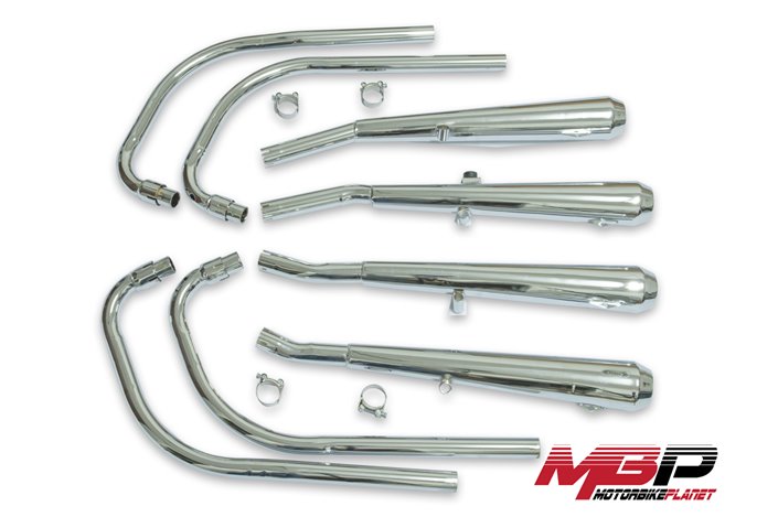 Sistema Di Scarico Completo Honda Cb 750 Four K0-K1-K2-K3-K4-K5-K6 1979-1976