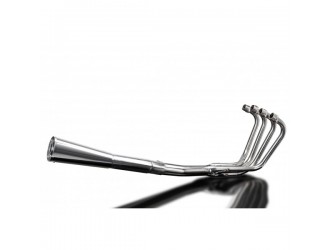 Sistema di scarico completo per Suzuki Gs750 1977-79 Full 4-1 Stainless Steel Classic Megaphone Silenziatore